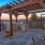 large patio with covering and grills